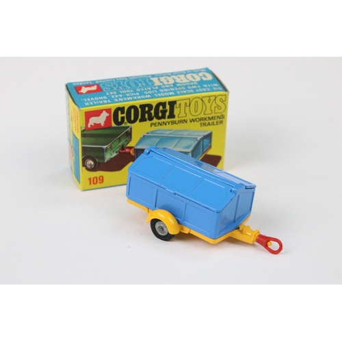 36 - Two boxed Corgi diecast models to include 478 Hydraulic Tower Wagon on forward control Jeep FC-150 i... 