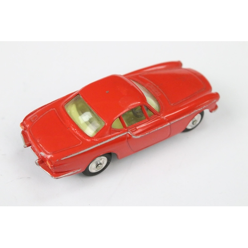 39 - Two boxed Corgi 228 Volvo P1800 diecast models in colour variants pink and red, both diecast models ... 