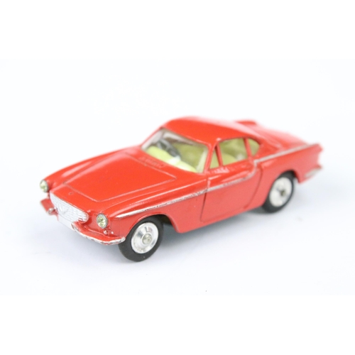 39 - Two boxed Corgi 228 Volvo P1800 diecast models in colour variants pink and red, both diecast models ... 