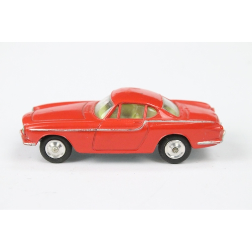 39 - Two boxed Corgi 228 Volvo P1800 diecast models in colour variants pink and red, both diecast models ... 