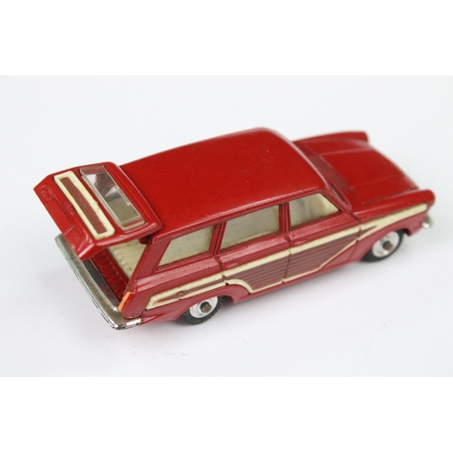 52 - Four boxed Corgi diecast models to include 210S Citroen DS19 in red with lemon yellow interior, 234 ... 