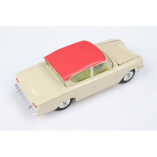 52 - Four boxed Corgi diecast models to include 210S Citroen DS19 in red with lemon yellow interior, 234 ... 