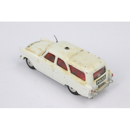 53 - Four boxed Corgi diecast models to include 215 Ford Thunderbird Open Sports Car in white with blue i... 