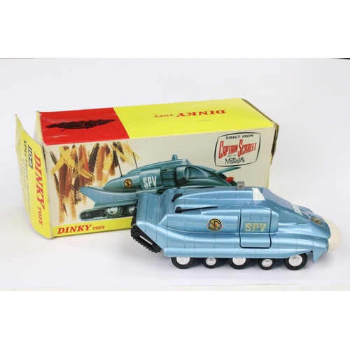 55 - Boxed Dinky 104 Captain Scarlet and the Mysterons Spectrum Pursuit Vehicle diecast model, with instr... 