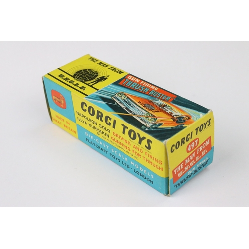 6 - Boxed Corgi 497 The Man From UNCLE Thrush Buster diecast model in excellent condition and complete w... 