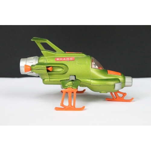 67 - Boxed Dinky 351 Gerry Anderson's UFO Interceptor diecast model with missile, showing some paint wear... 