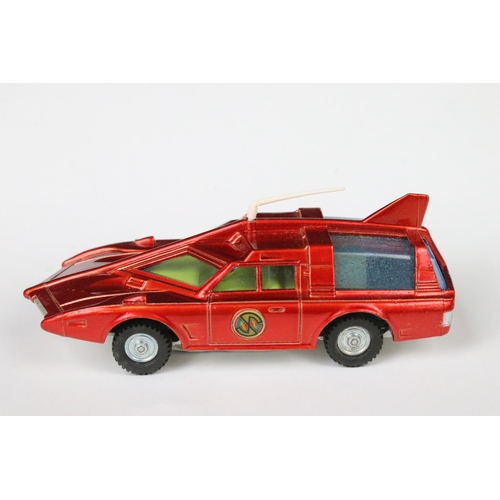 70 - Boxed Dinky 103 Spectrum Patrol Car diecast model, with aerial, some paint marks to diecast but gd o... 