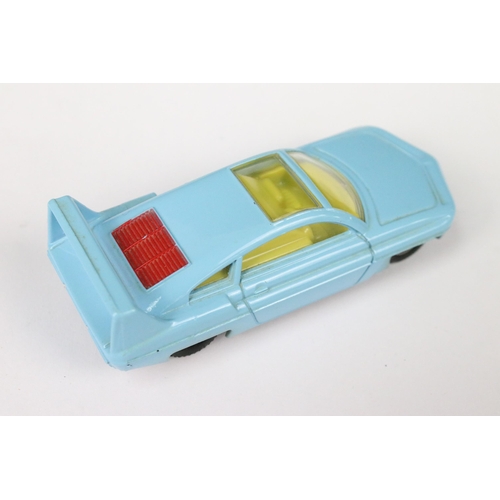 71 - Boxed Dinky 108 Joe 90 Sam's Car motorised keyless clockwork diecast model in pale blue, no lapel ba... 