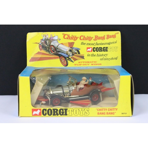 74 - Boxed Corgi 98751 Chitty Chitty Bang Bang diecast model, complete with accessories and 4 x figures, ... 