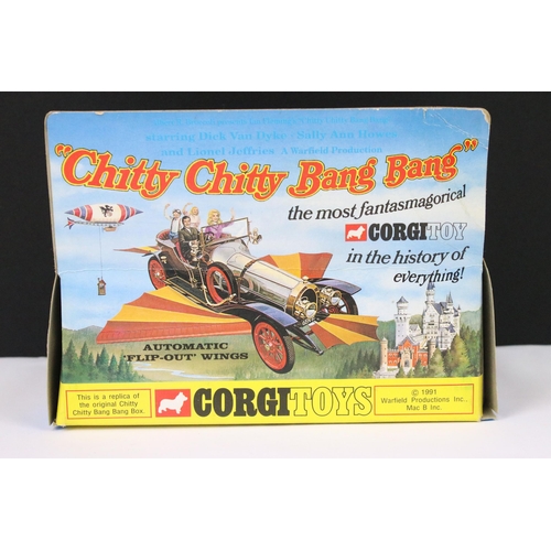 74 - Boxed Corgi 98751 Chitty Chitty Bang Bang diecast model, complete with accessories and 4 x figures, ... 