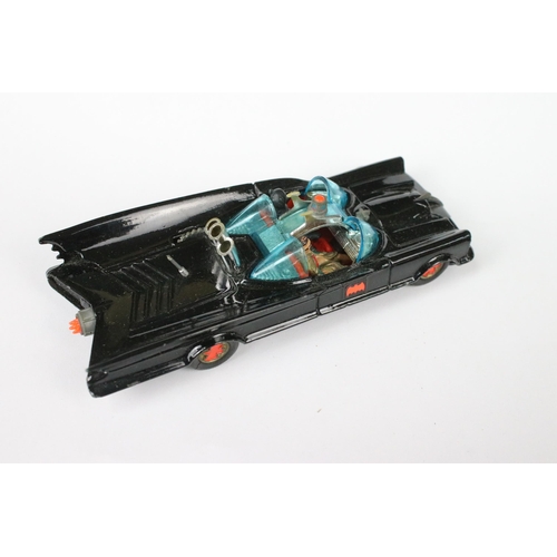 75 - Two boxed Corgi Batman diecast models to include 267 Batmobile with both Batman & Robin figures, red... 