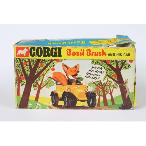 76 - Boxed Corgi Comics 808 Basil Brush and his car diecast model, with Soundbox but no tape, diecast wit... 