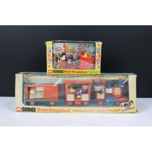 77 - Two boxed Corgi The Magic Roundabout diecast & plastic models to include 851 Magic Roundabout Train ... 