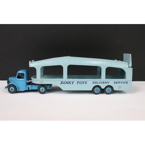 78 - Boxed Dinky Supertoys 982 Pullmore Car Transporter diecast model with 794 Loading Ramp For Pullmore ... 