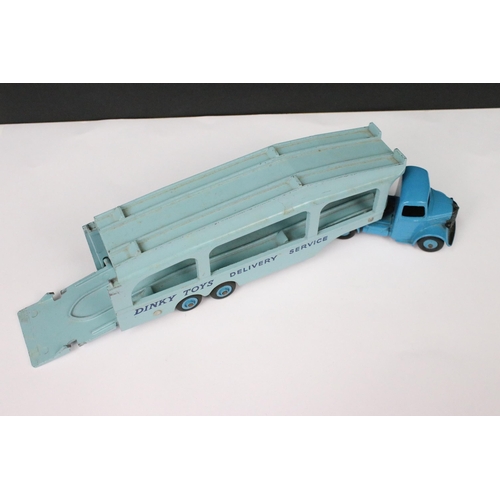 78 - Boxed Dinky Supertoys 982 Pullmore Car Transporter diecast model with 794 Loading Ramp For Pullmore ... 