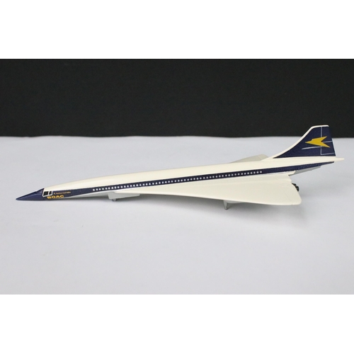 79 - Boxed Corgi 650 BAC-SUD Concorde in BOAC livery diecast model, with inner box packaging, diecast and... 