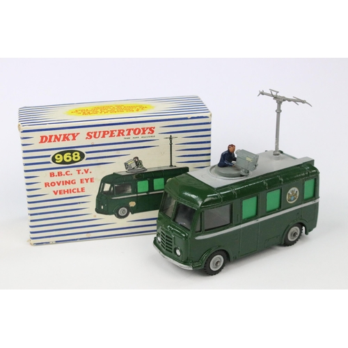 8 - Boxed Dinky 968 BBC TV Roving Eye Vehicle diecast model complete with cameraman figure and aerial, v... 