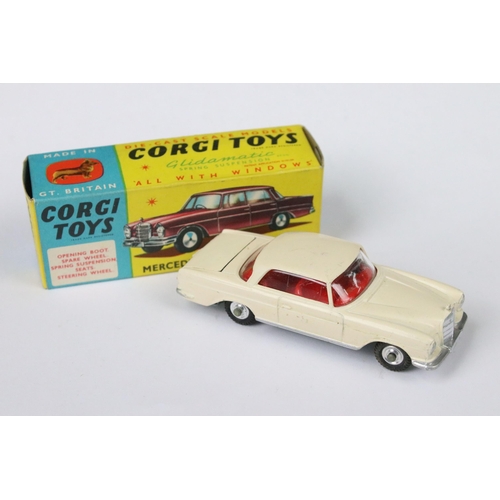 80 - Three boxed Corgi diecast models to include 224 Bentley Continental Sports Saloon in two-tone silver... 