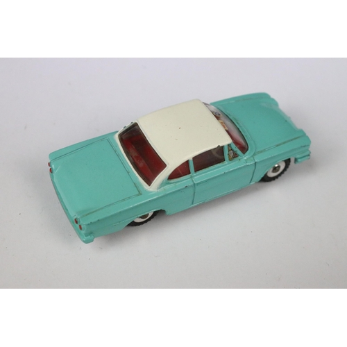 81 - Four boxed Dinky diecast models to include 143 Ford Capri (the odd paint chip, box missing small end... 