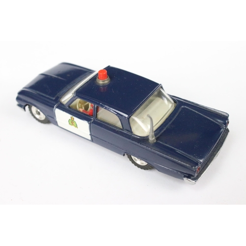 81 - Four boxed Dinky diecast models to include 143 Ford Capri (the odd paint chip, box missing small end... 