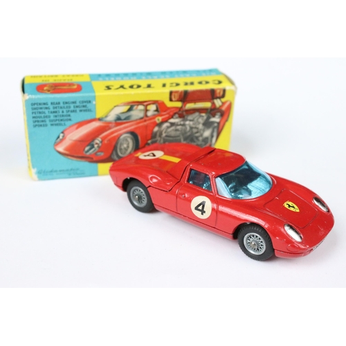 82 - Four boxed Corgi diecast models to include 314 Ferrari Berlinetta 250 Le Mans (paint chips, gd overa... 