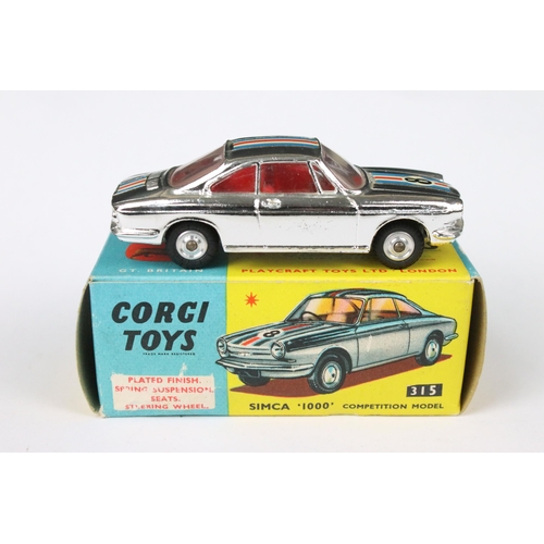 82 - Four boxed Corgi diecast models to include 314 Ferrari Berlinetta 250 Le Mans (paint chips, gd overa... 