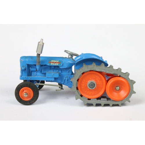 83 - Two boxed Corgi diecast models to include 54 Fordson Power Major with Roadless Half Tracks in blue (... 