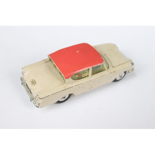 94 - Four boxed Corgi diecast models to include 234 Ford Consul Classic in pale fawn pink with lemon yell... 