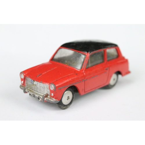 94 - Four boxed Corgi diecast models to include 234 Ford Consul Classic in pale fawn pink with lemon yell... 