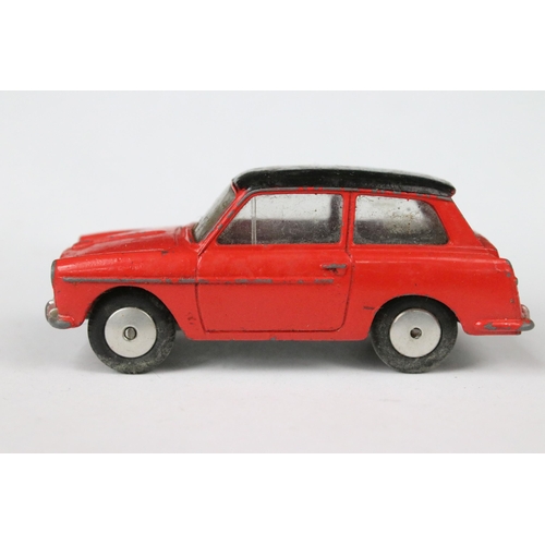 94 - Four boxed Corgi diecast models to include 234 Ford Consul Classic in pale fawn pink with lemon yell... 