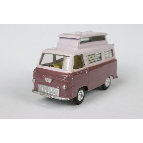 94 - Four boxed Corgi diecast models to include 234 Ford Consul Classic in pale fawn pink with lemon yell... 