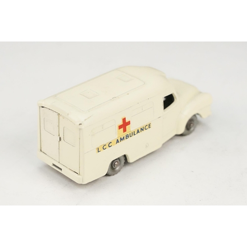 97 - Two boxed Matchbox 75 Series No 14 Lomas Ambulance diecast models, both variants, one with silver wh... 