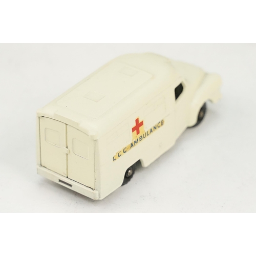 97 - Two boxed Matchbox 75 Series No 14 Lomas Ambulance diecast models, both variants, one with silver wh... 