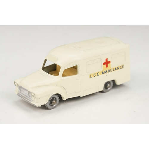 97 - Two boxed Matchbox 75 Series No 14 Lomas Ambulance diecast models, both variants, one with silver wh... 