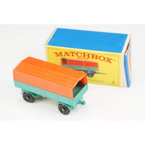 98 - 12 Boxed Matchbox Series diecast models to include 35 Snow Trac, 52 BRM Racing Car, 5 London Bus, 34... 