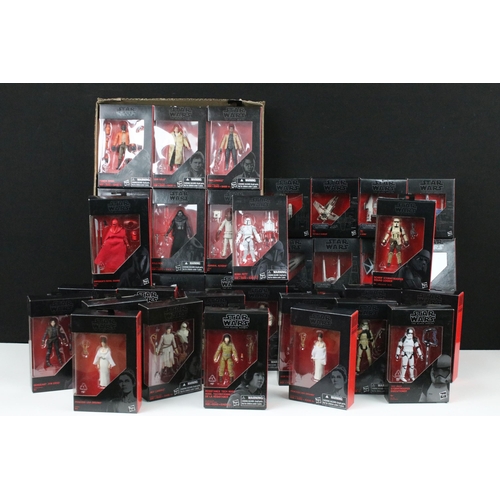 425 - 39 Boxed Hasbro Star Wars The Black Series figures and models to include Han Solo, Luke Skywalker Je... 