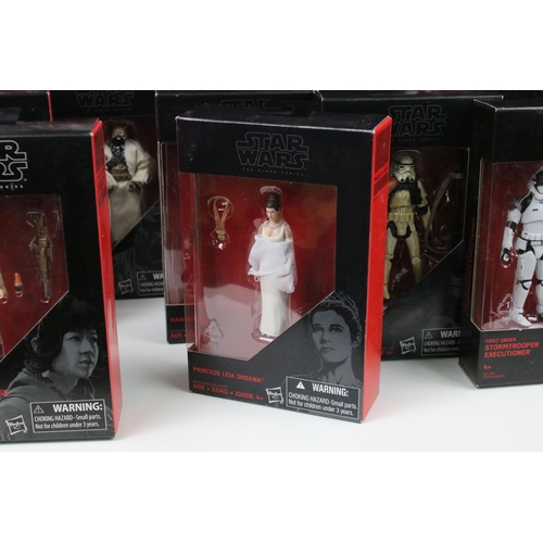 425 - 39 Boxed Hasbro Star Wars The Black Series figures and models to include Han Solo, Luke Skywalker Je... 