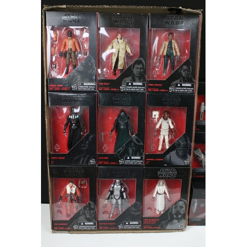 425 - 39 Boxed Hasbro Star Wars The Black Series figures and models to include Han Solo, Luke Skywalker Je... 