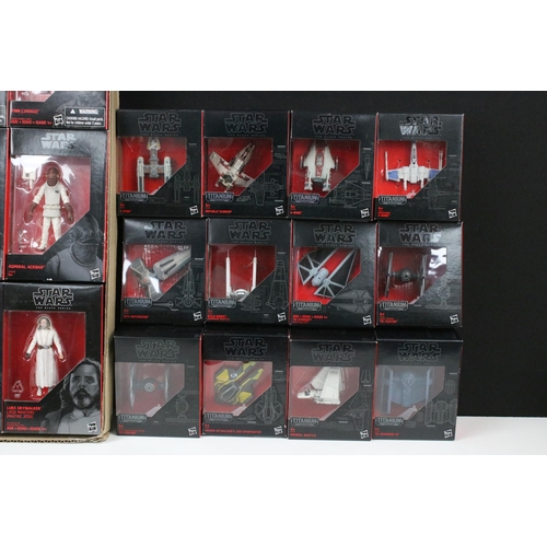 425 - 39 Boxed Hasbro Star Wars The Black Series figures and models to include Han Solo, Luke Skywalker Je... 