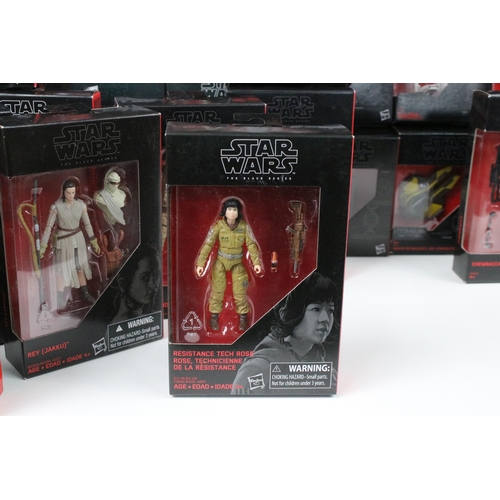 425 - 39 Boxed Hasbro Star Wars The Black Series figures and models to include Han Solo, Luke Skywalker Je... 