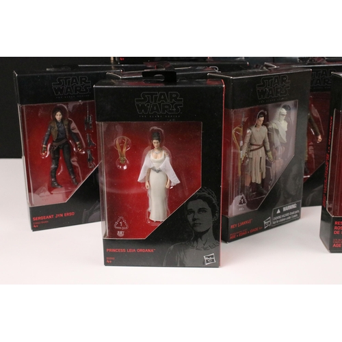 425 - 39 Boxed Hasbro Star Wars The Black Series figures and models to include Han Solo, Luke Skywalker Je... 