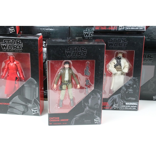 425 - 39 Boxed Hasbro Star Wars The Black Series figures and models to include Han Solo, Luke Skywalker Je... 