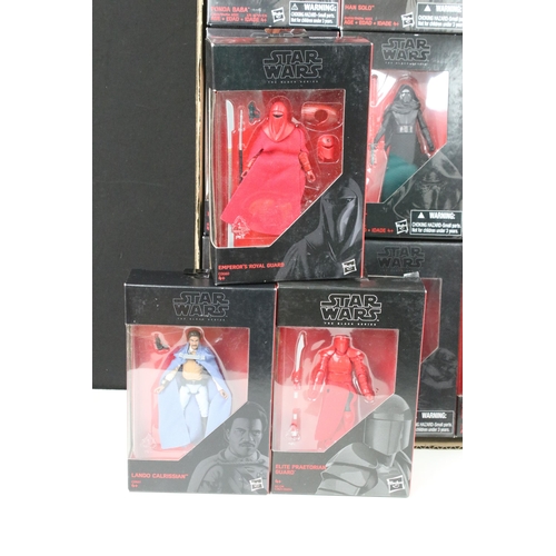 425 - 39 Boxed Hasbro Star Wars The Black Series figures and models to include Han Solo, Luke Skywalker Je... 