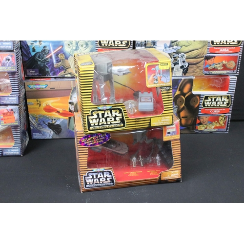 426 - Star Wars - 12 Boxed Galoob Micro Machines Action Fleet sets to include Millennium Falcon, Rebel Blo... 