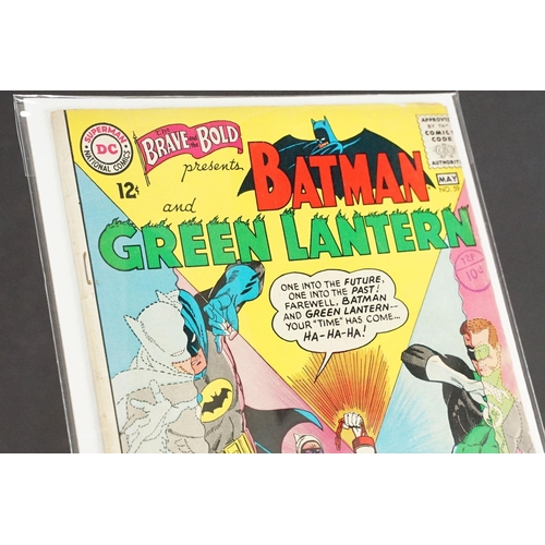 385 - Comics - 10 DC The Brave and the Bold comics to include #54 (first appearance of the Teen Titans), #... 