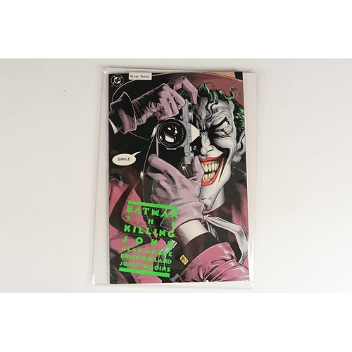 386 - Comics - Two DC comic books to include Batman The Killing Joke comic book by Alan Moore Brian Bollan... 