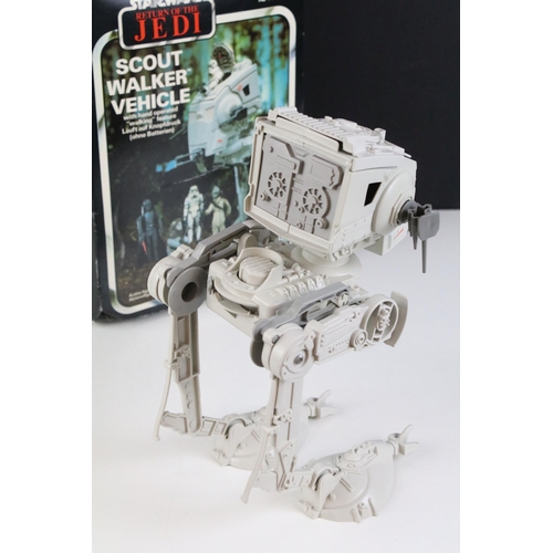 431 - Star Wars - Two boxed General Mills Return Of The Jedi vehicles to include Scout Walker (gd box with... 