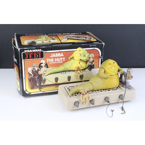 432 - Star Wars - Original boxed Kenner Return Of The Jedi Jabba the Hutt action play set, complete with J... 