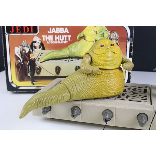 432 - Star Wars - Original boxed Kenner Return Of The Jedi Jabba the Hutt action play set, complete with J... 