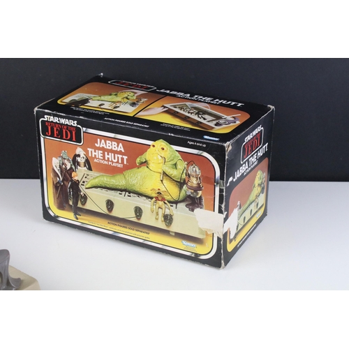 432 - Star Wars - Original boxed Kenner Return Of The Jedi Jabba the Hutt action play set, complete with J... 